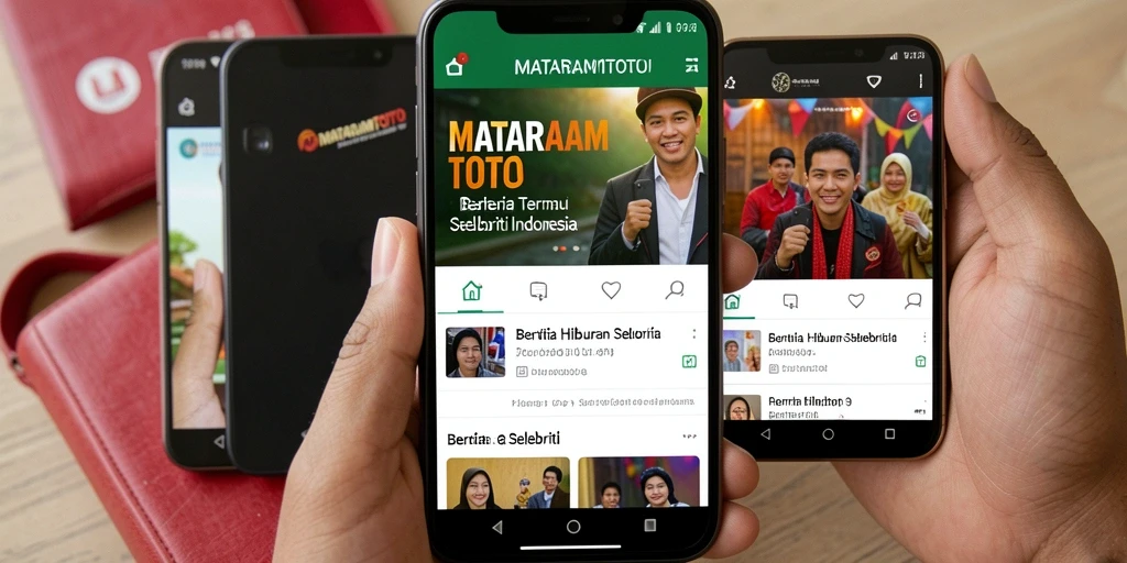 Antarmuka intuitif MATARAMTOTO dengan berita selebriti terbaru.